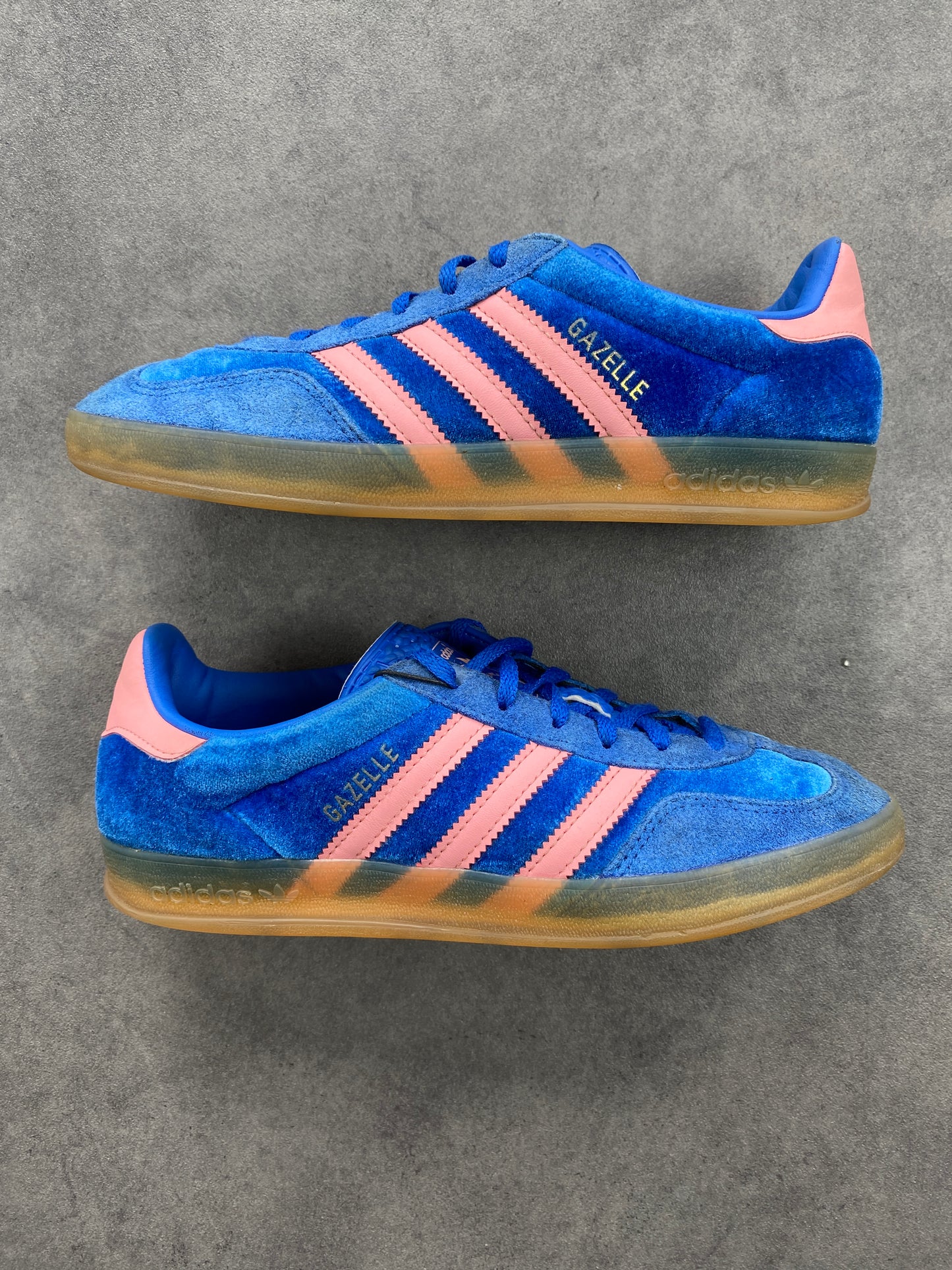 Adidas Gazelle Indoor Blue Semi Pink Spark