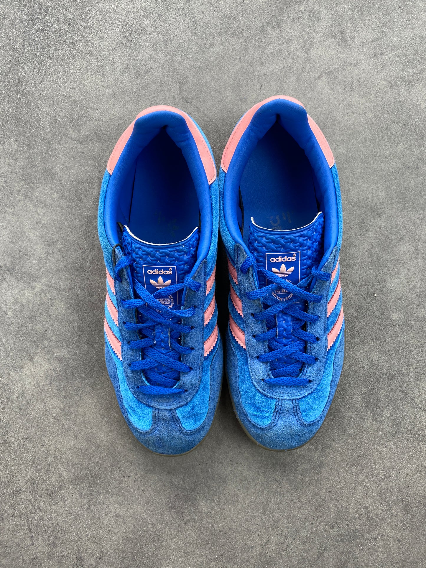 Adidas Gazelle Indoor Blue Semi Pink Spark