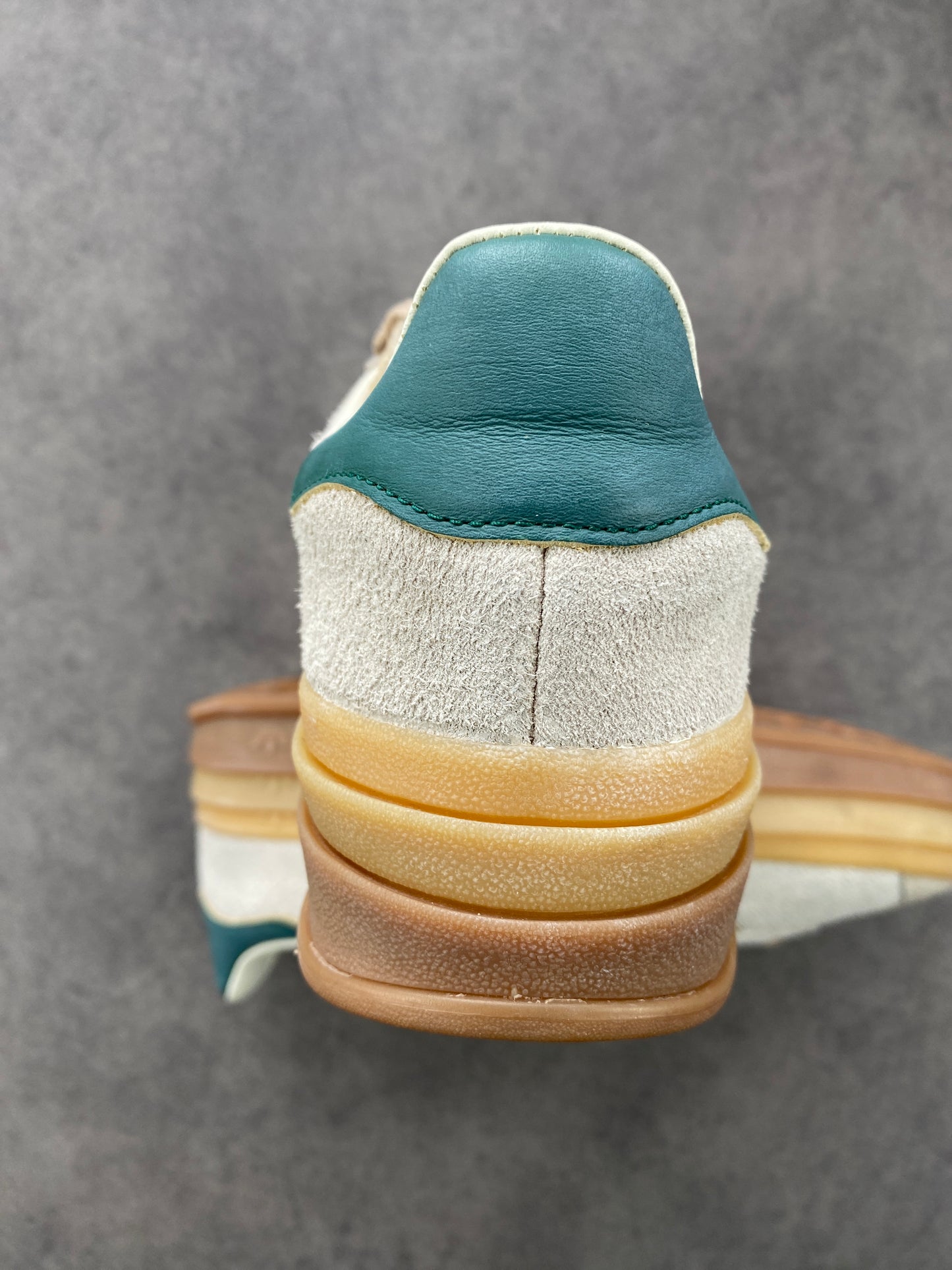 Adidas Gazelle Bold Magic Beige Collegiate Green