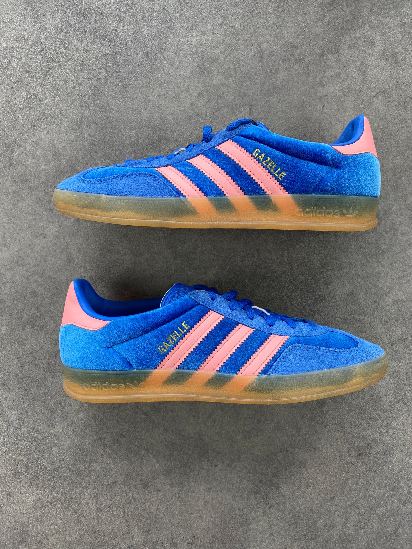 Adidas Gazelle Indoor Blue Semi Pink Spark