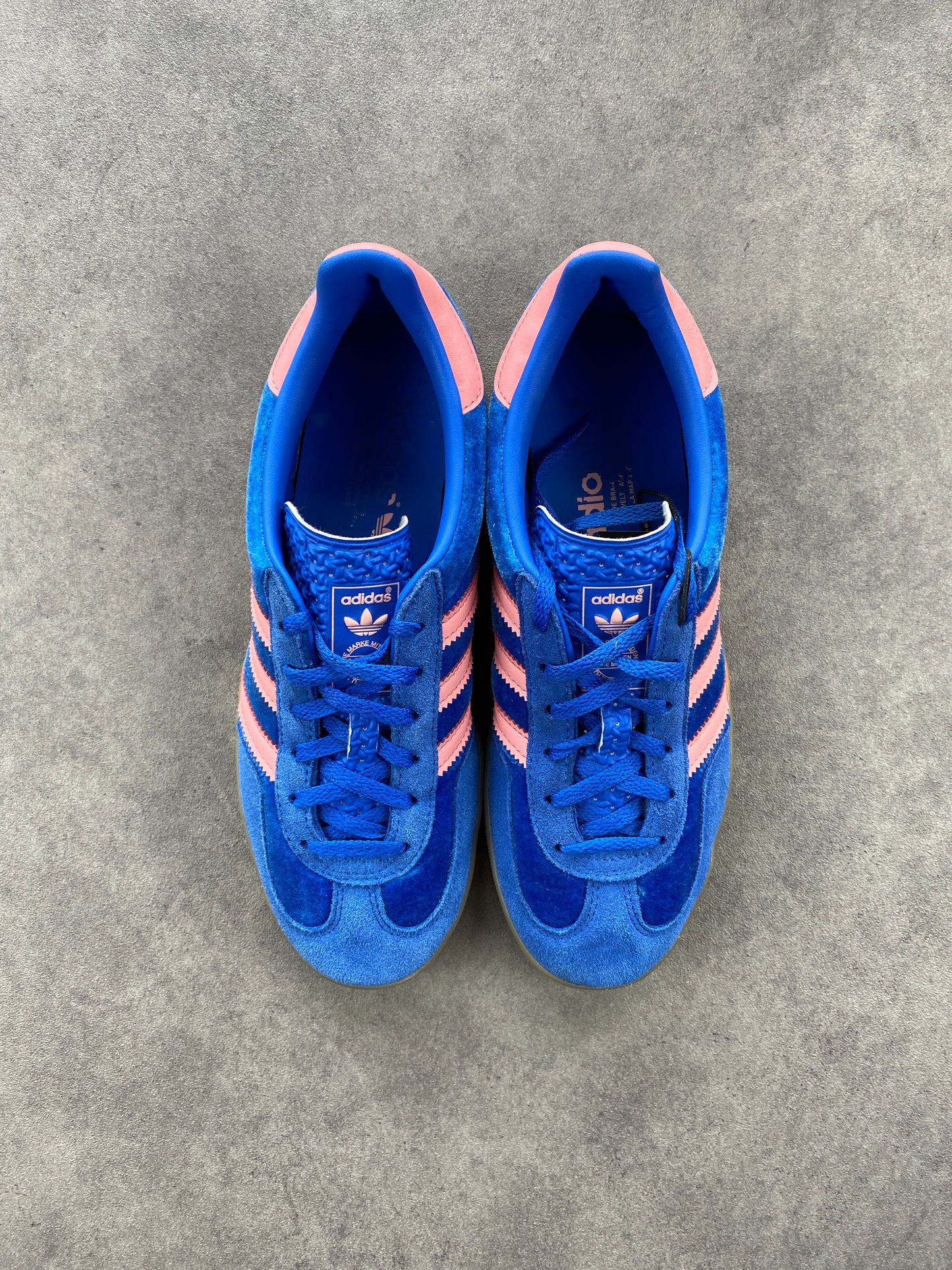 Adidas Gazelle Indoor Blue Semi Pink Spark