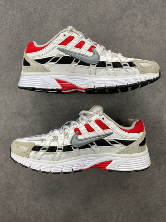 Nike P-6000 White University Red