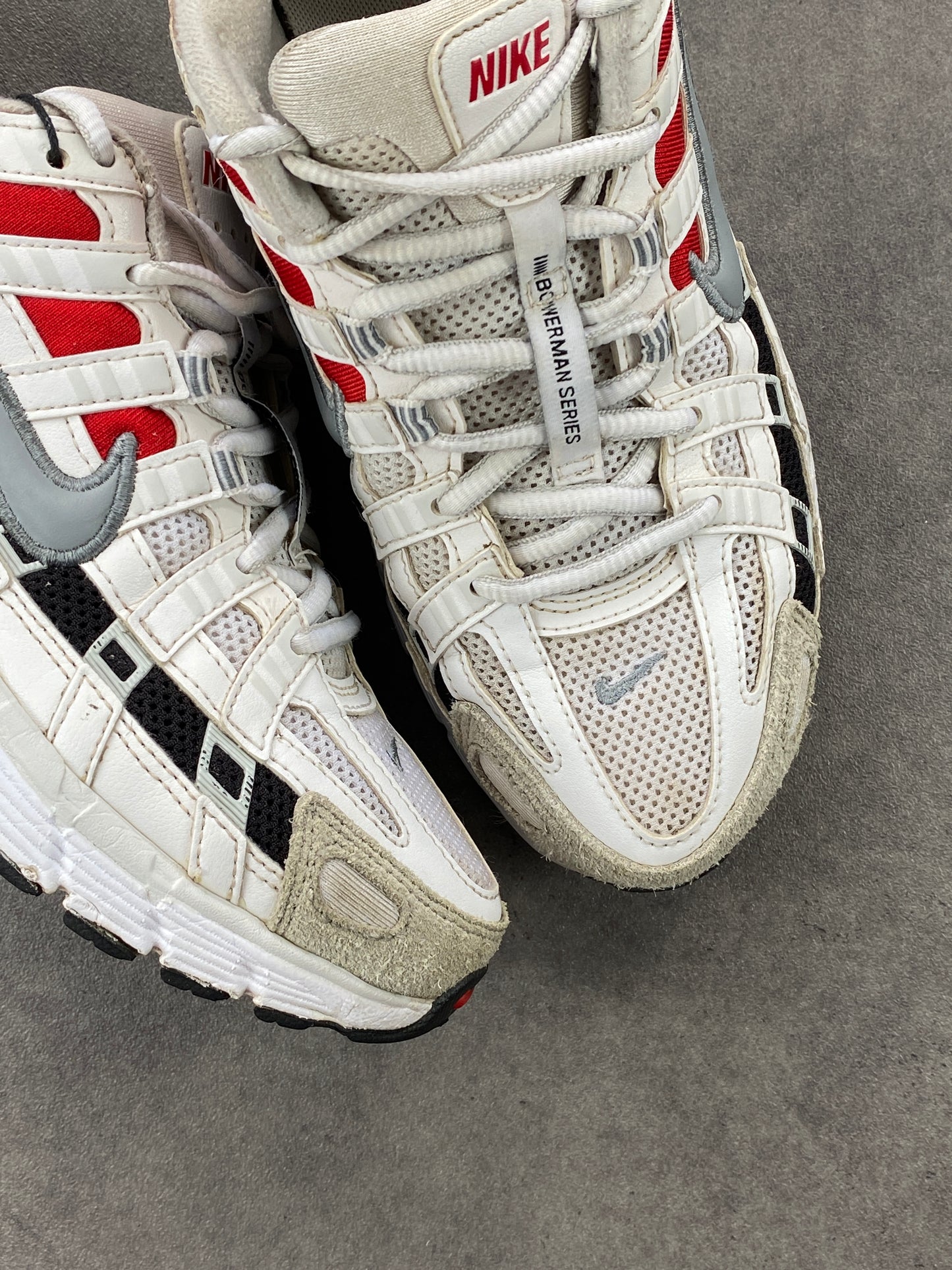 Nike P-6000 White University Red