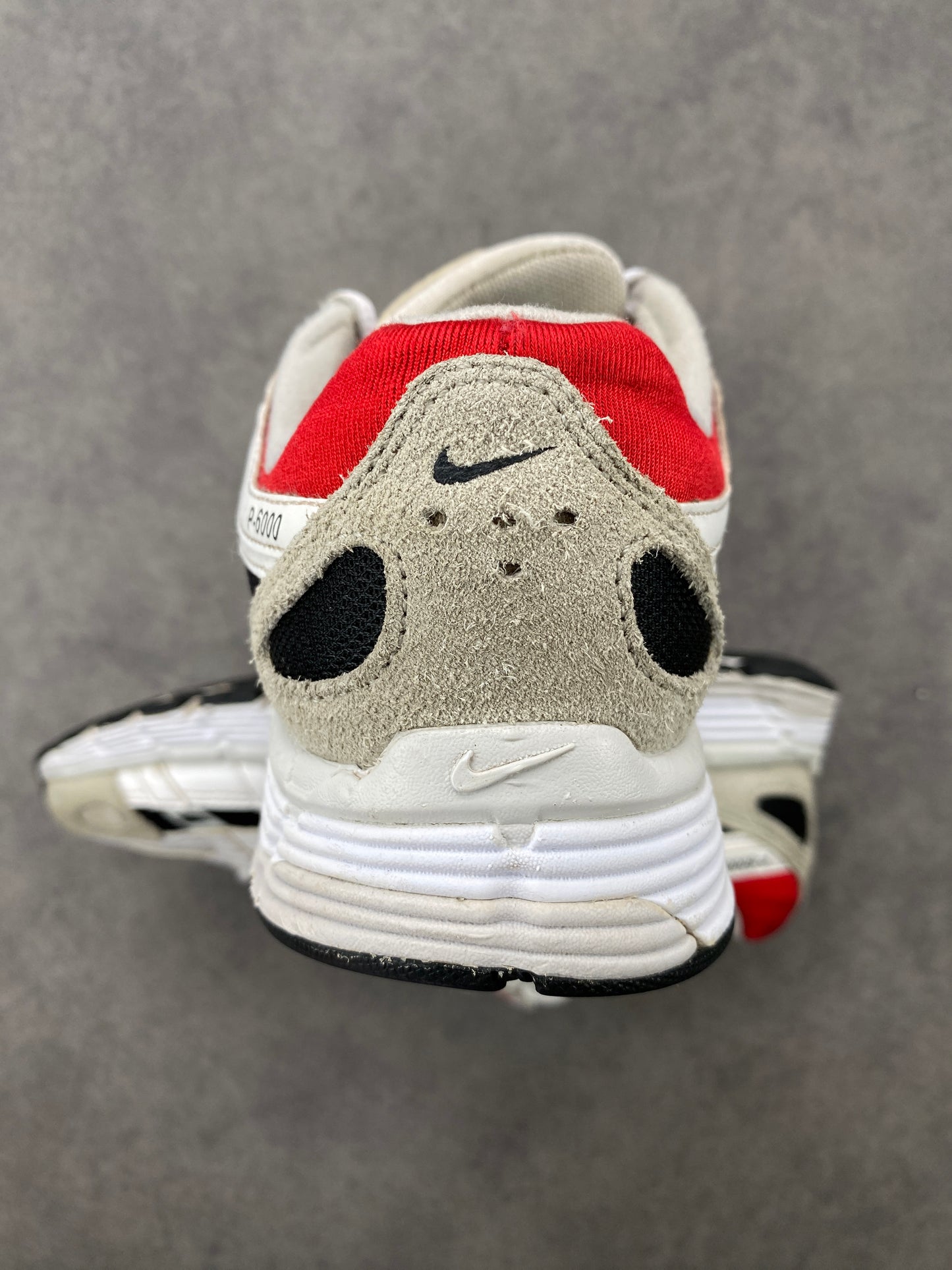 Nike P-6000 White University Red