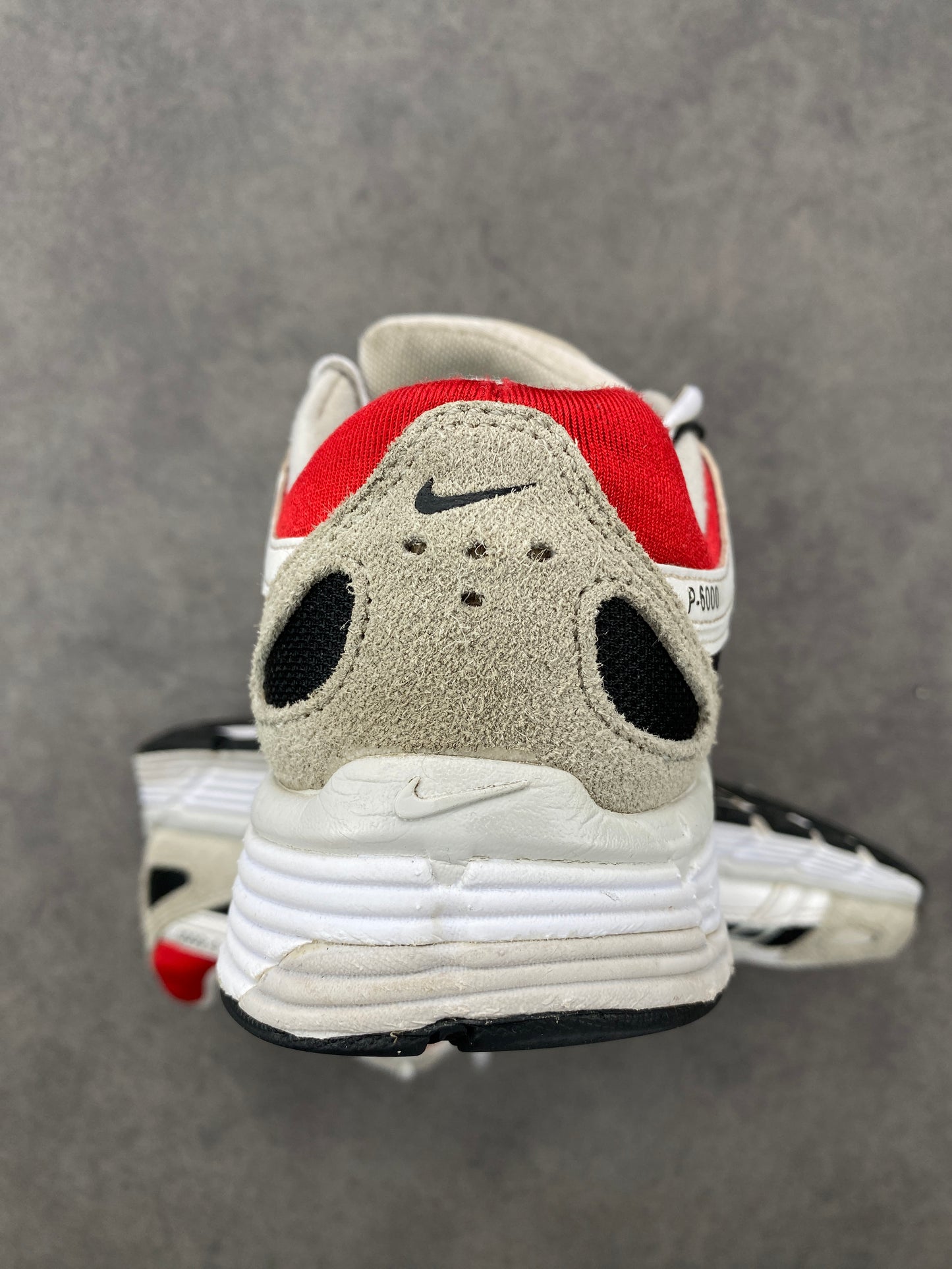 Nike P-6000 White University Red