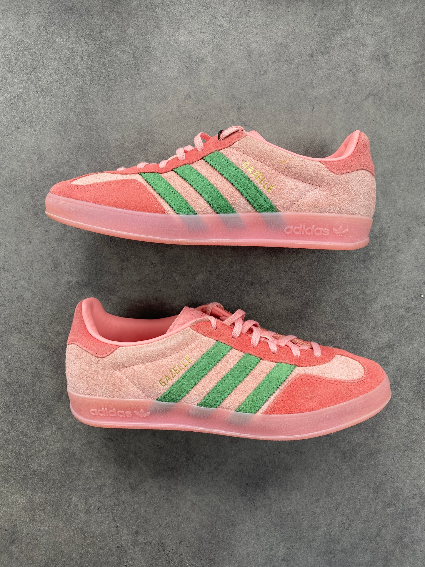 Adidas Gazelle Indoor Semi Pink Spark Preloved Scarlet
