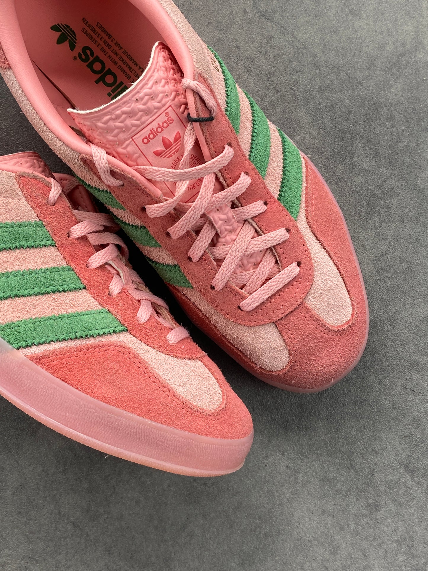 Adidas Gazelle Indoor Semi Pink Spark Preloved Scarlet