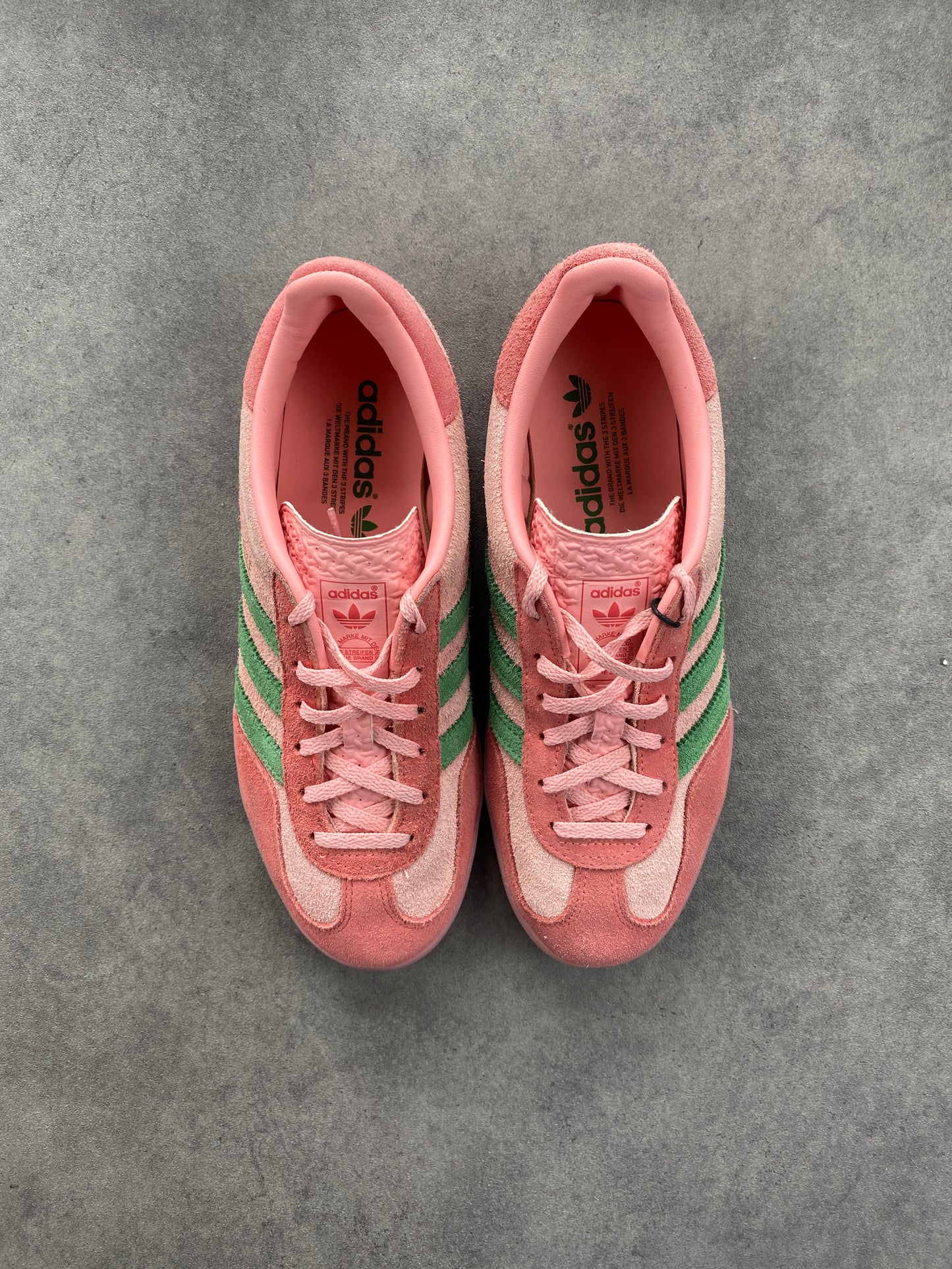 Adidas Gazelle Indoor Semi Pink Spark Preloved Scarlet