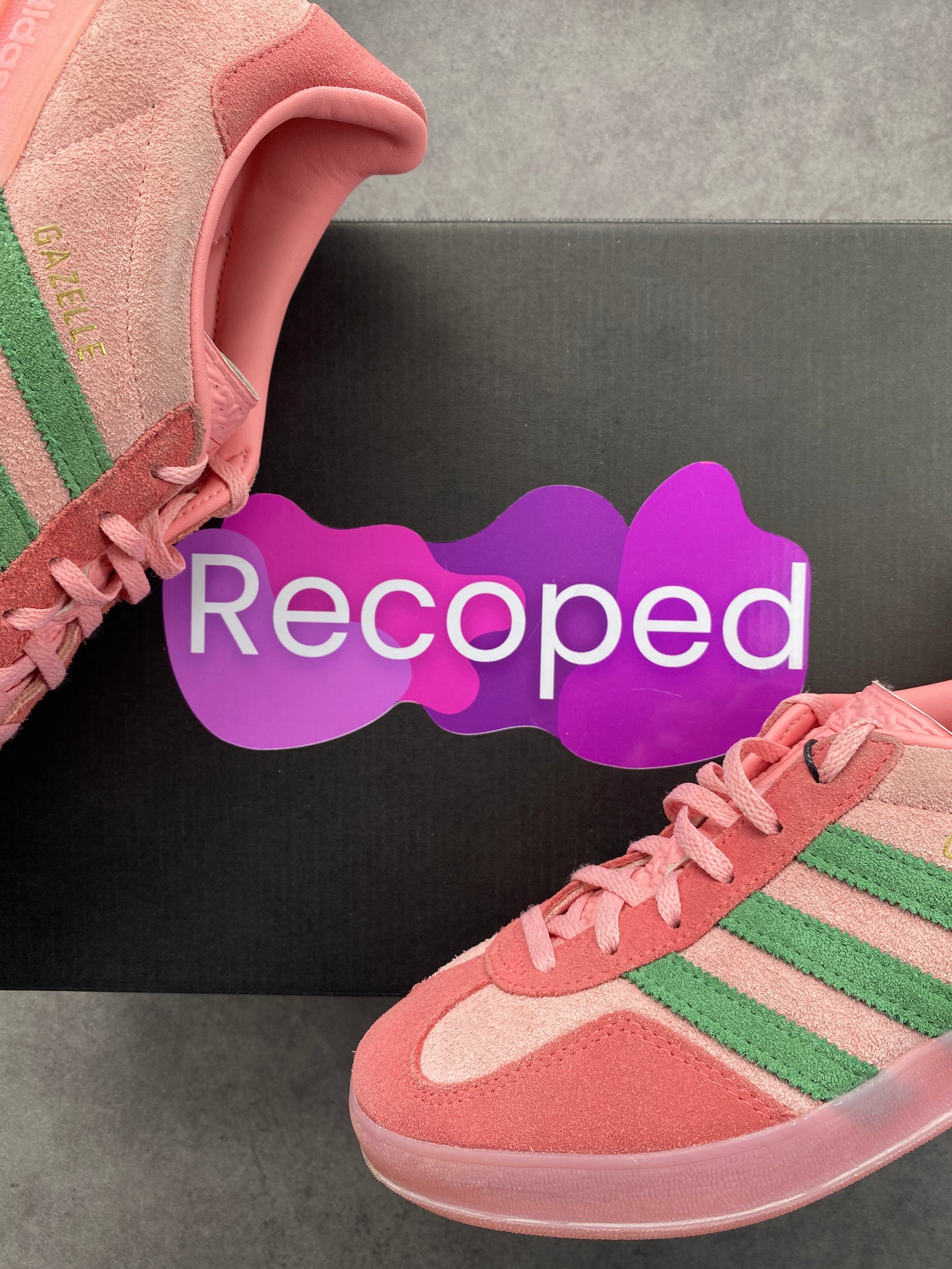 Adidas Gazelle Indoor Semi Pink Spark Preloved Scarlet