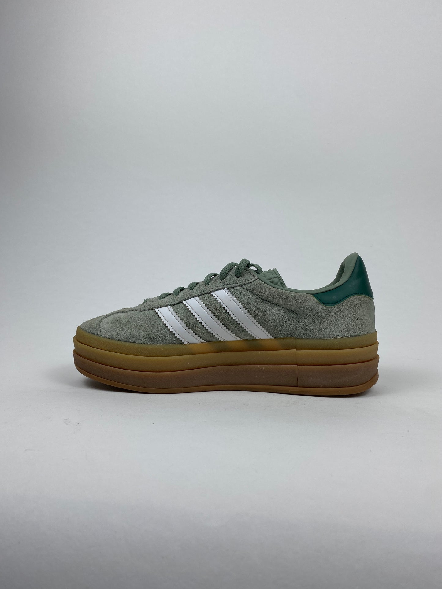 adidas Gazelle Bold Silver Green Gum (Taille 37 1/3)
