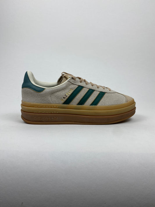 adidas Gazelle Bold Magic Beige Collegiate Green (Taille 39 1/3)