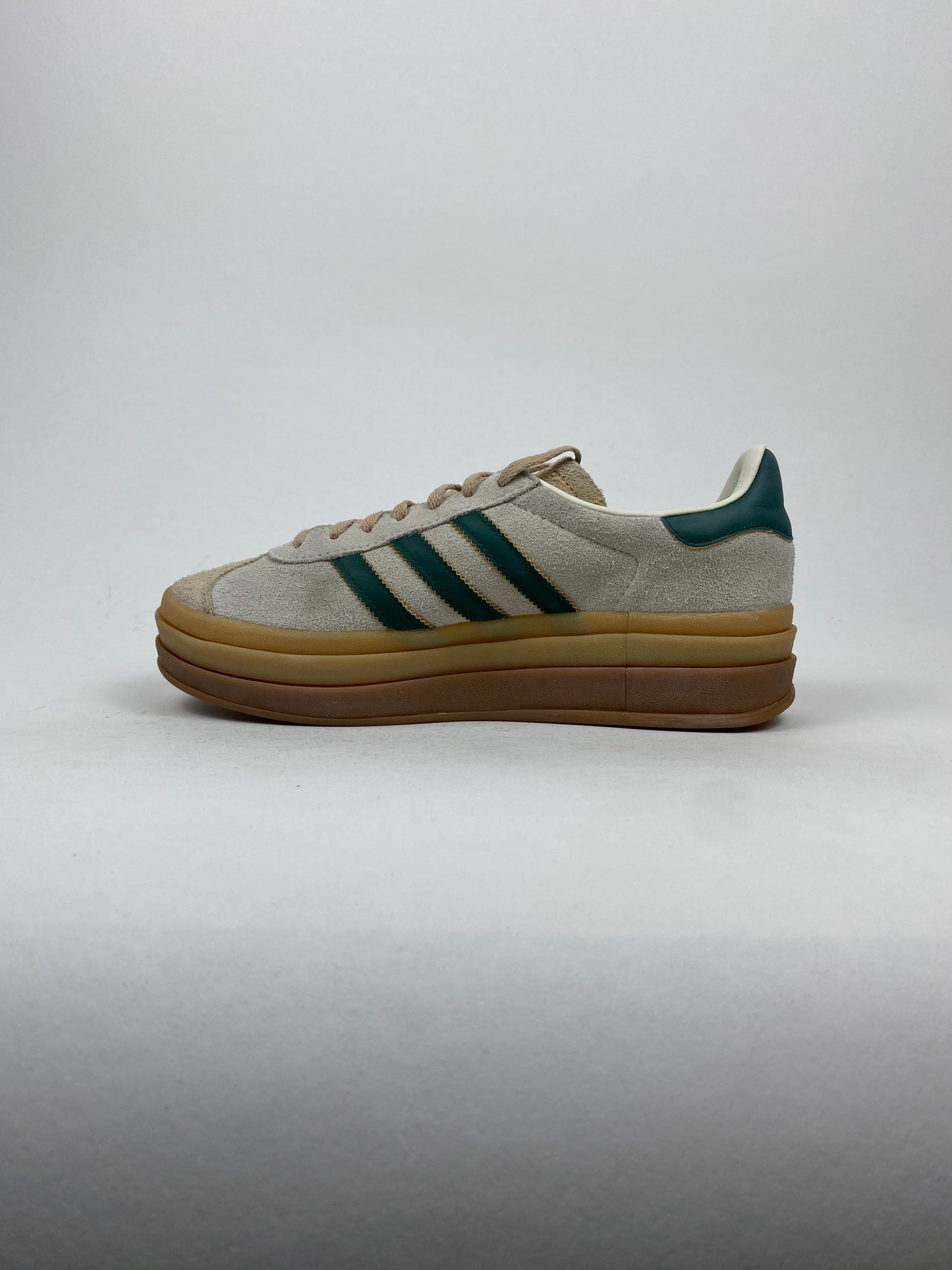 adidas Gazelle Bold Magic Beige Collegiate Green (Taille 39 1/3)