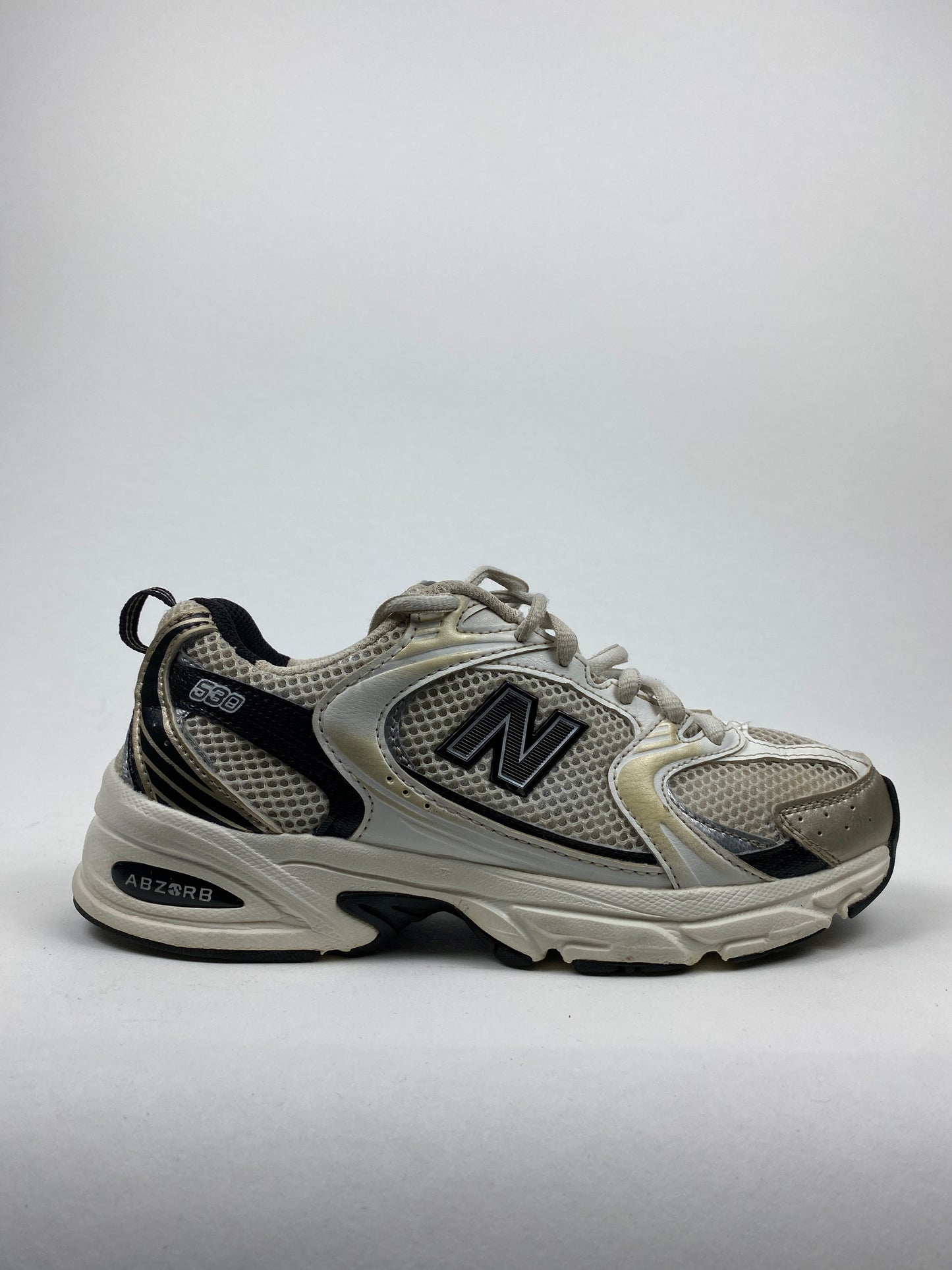 New Balance 530 White Light Gold Metallic (Taille 36)