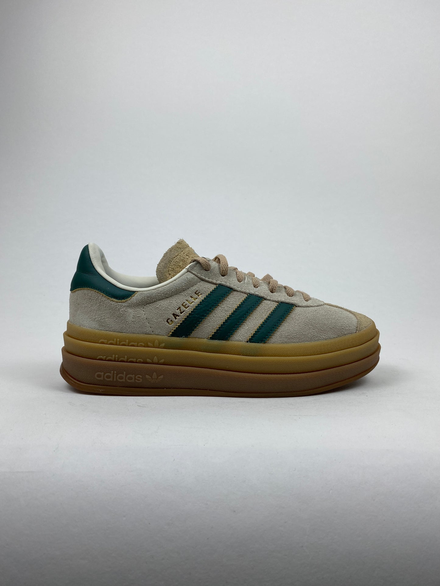 adidas Gazelle Bold Magic Beige Collegiate Green (Taille 38)