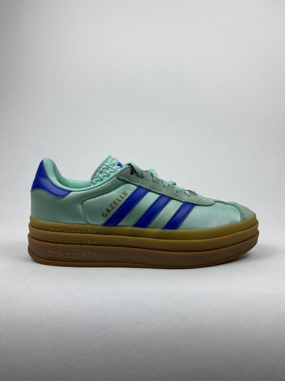 Adidas Gazelle Bold Clear Mint Lucid Blue Gold Metallic (Taille 39 1/3)