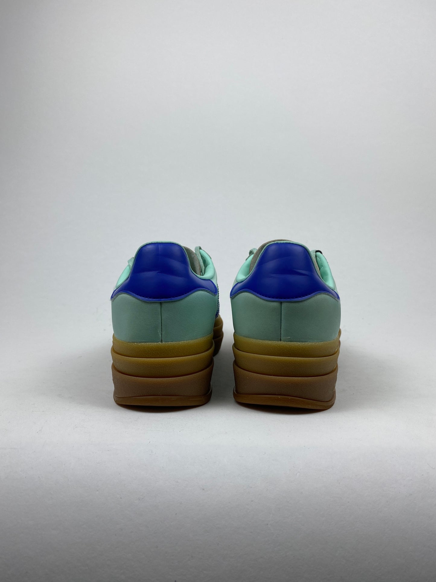 Adidas Gazelle Bold Clear Mint Lucid Blue Gold Metallic (Taille 39 1/3)