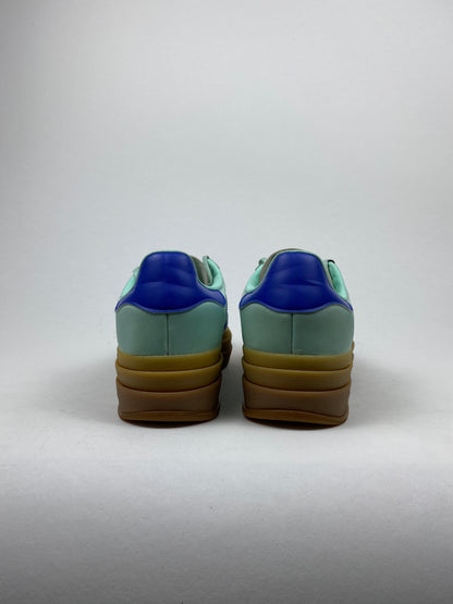 Adidas Gazelle Bold Clear Mint Lucid Blue Gold Metallic (Taille 39 1/3)