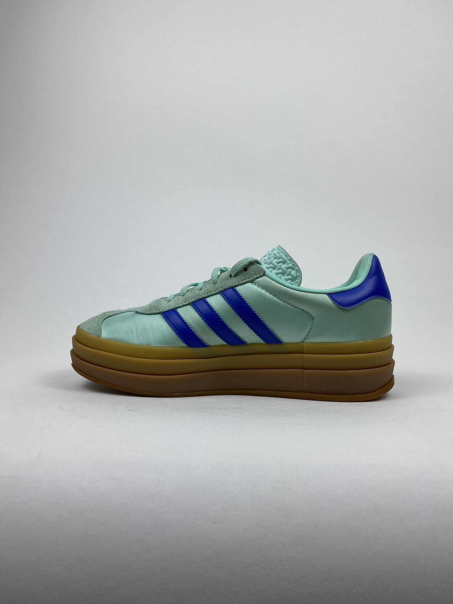 Adidas Gazelle Bold Clear Mint Lucid Blue Gold Metallic (Taille 39 1/3)