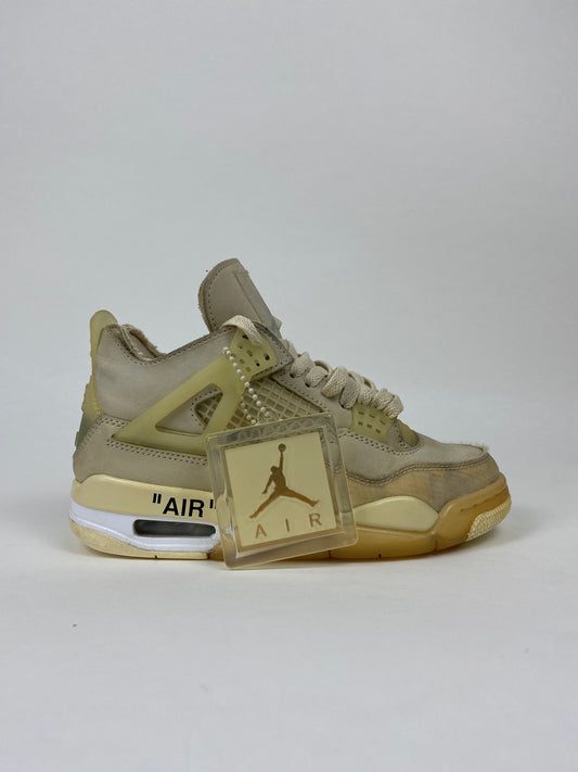 Jordan 4 Retro Off-White Sail (Taille 35,5)