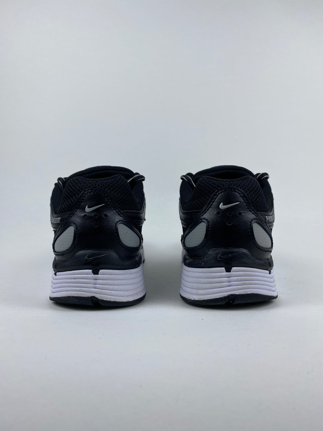 Nike P-6000 Black White Metallic Silver