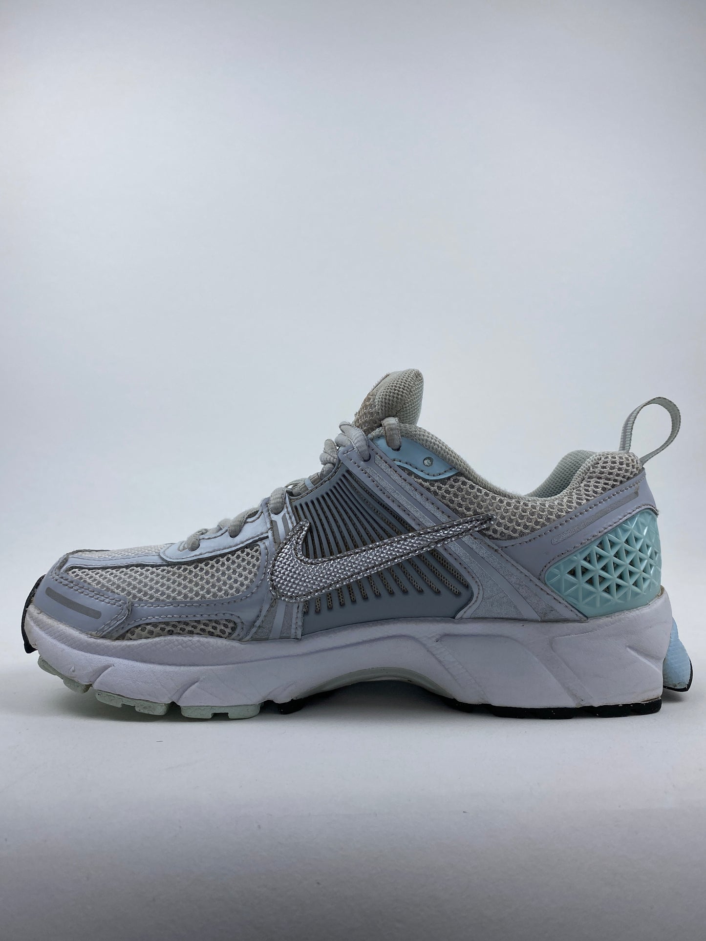 Nike Vomero 5 Pure Platinum Glacier Blue Wolf Grey Metallic Silver (Taille 37,5)