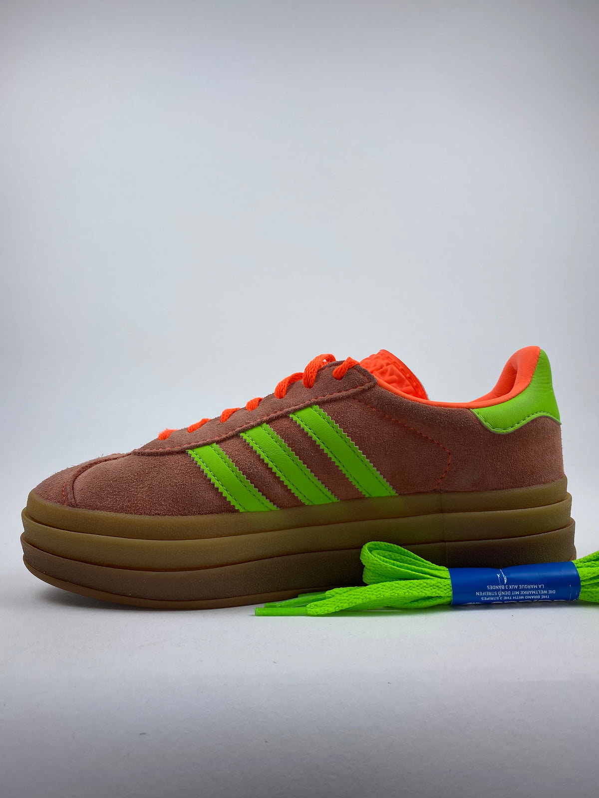 Adidas Gazelle Bold Solar Orange Solar Green (Taille 37 1/3)
