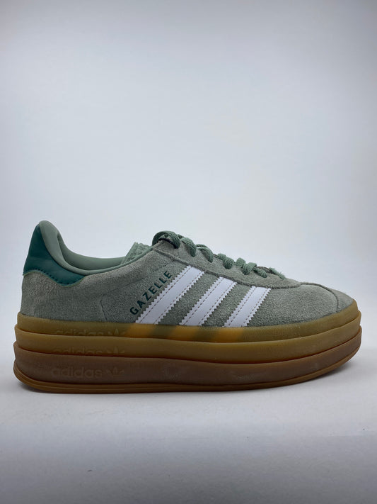 adidas Gazelle Bold Silver Green Gum (Taille 37 1/3)