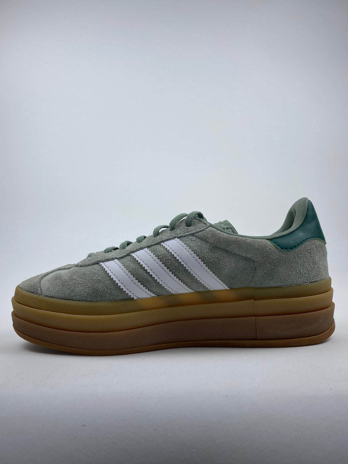 adidas Gazelle Bold Silver Green Gum (Taille 37 1/3)