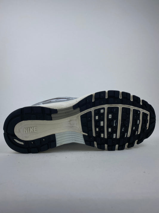 Nike P-6000 White Blue Tint Sail Metallic Silver ( Taille 39 )