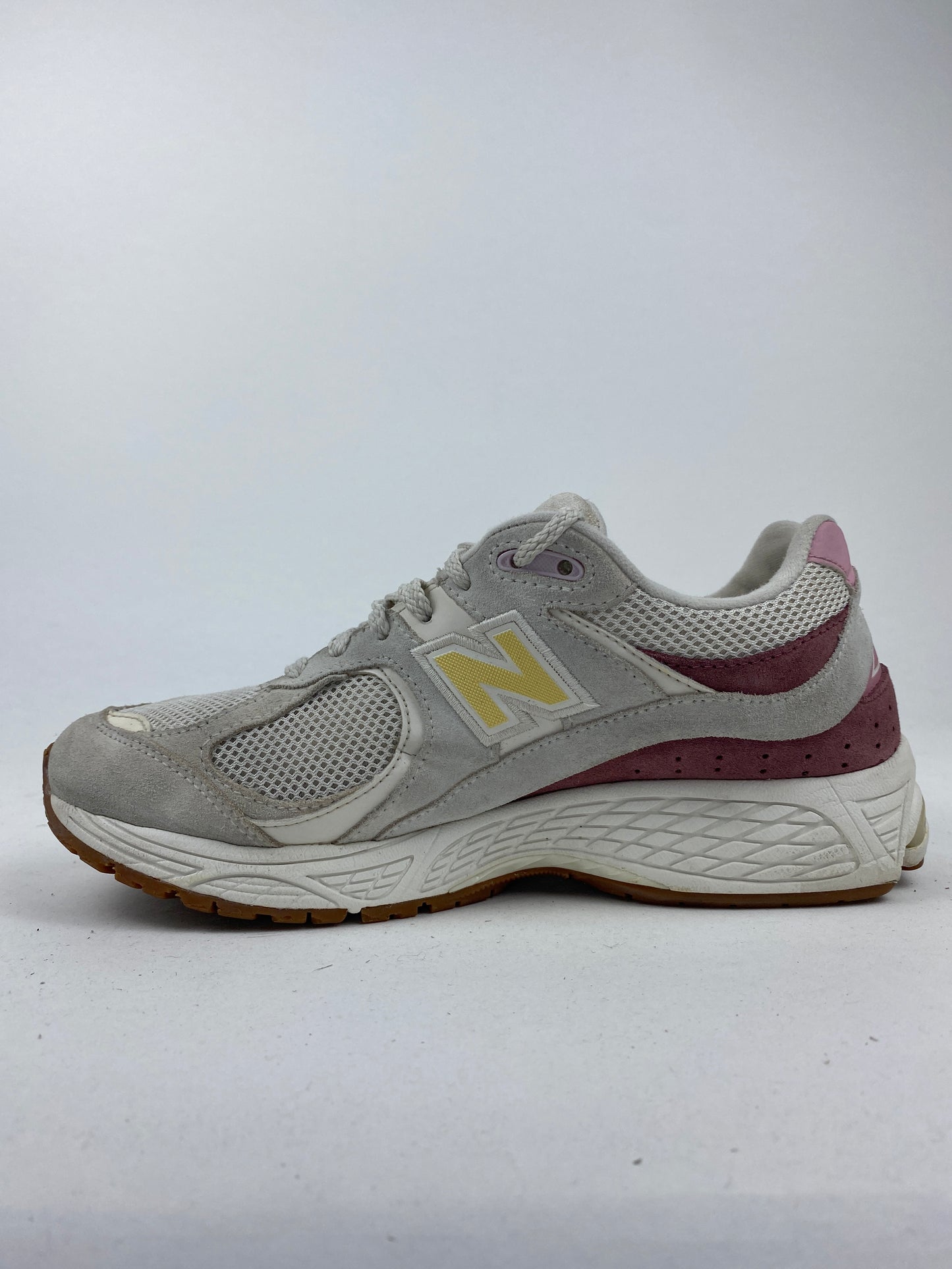 New Balance 2002r Ecru Bordeaux Rose ( Taille 38 )