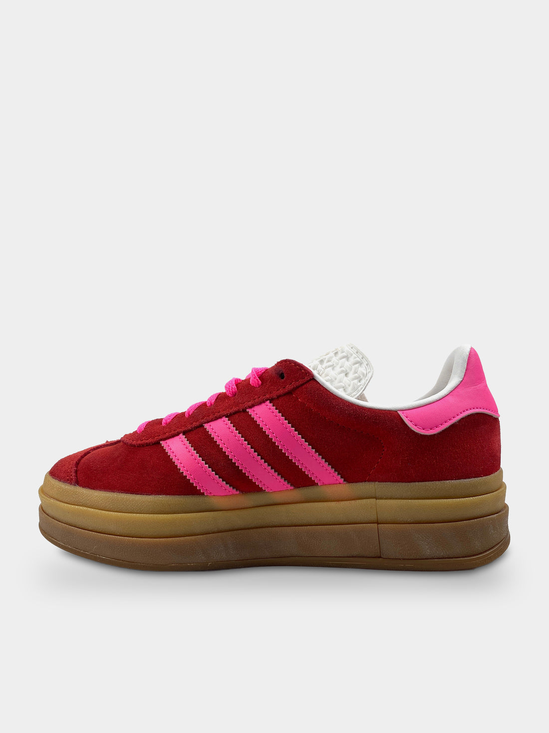 Adidas Gazelle Bold Collegiate Red Lucid Pink