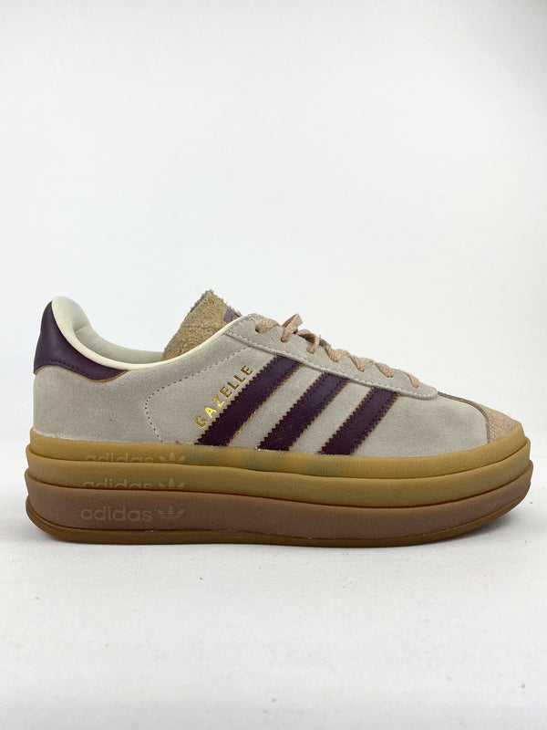adidas Gazelle Bold Cream White Maroon