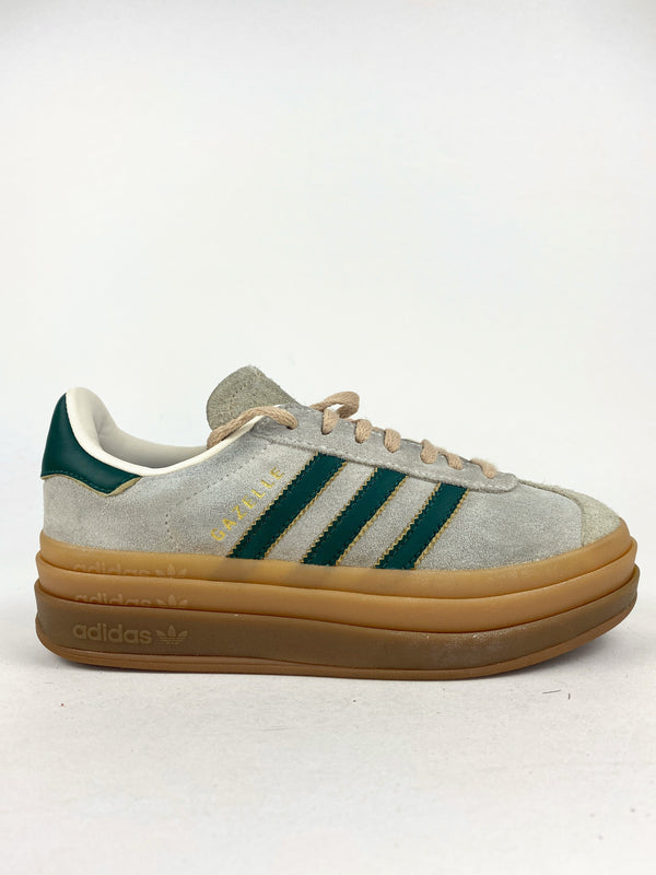 adidas Gazelle Bold Magic Beige Collegiate Green