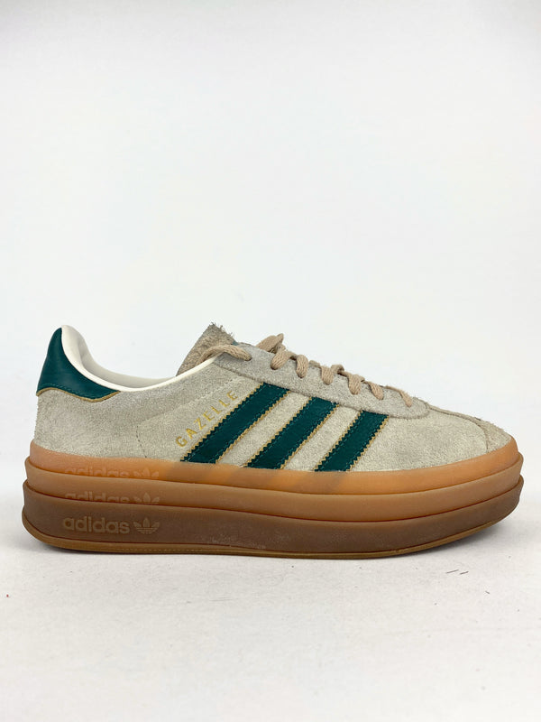 adidas Gazelle Bold Magic Beige Collegiate Green