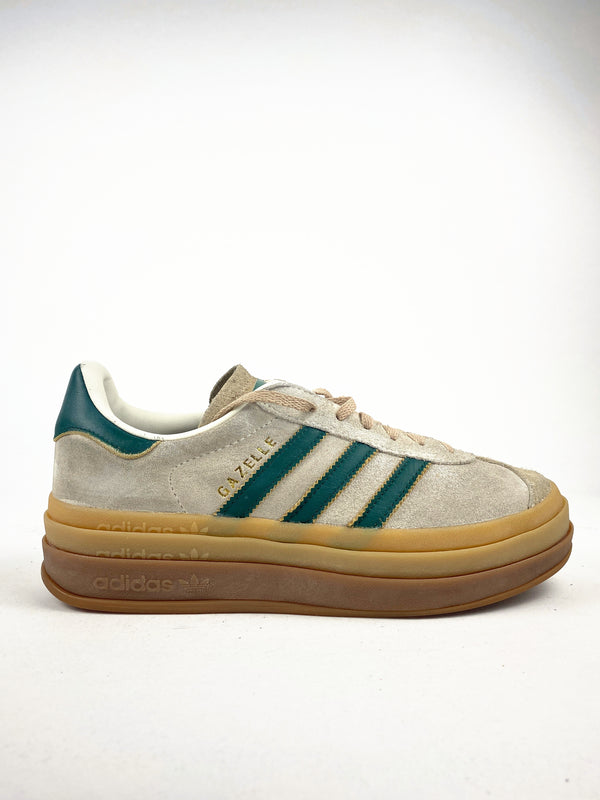 adidas Gazelle Bold Magic Beige Collegiate Green