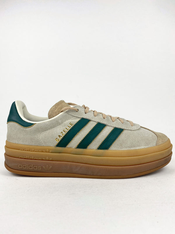 adidas Gazelle Bold Magic Beige Collegiate Green