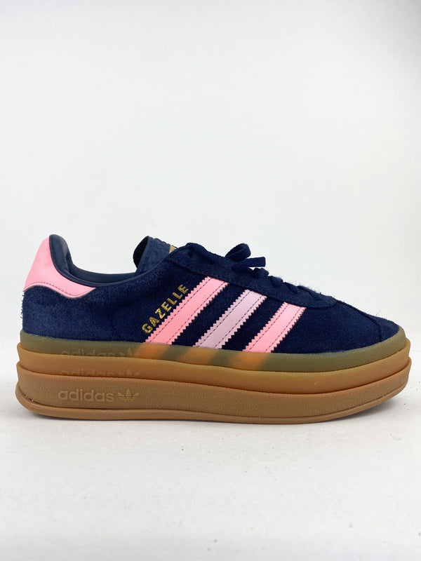 adidas Gazelle Bold Night Indigo Glow Pink Gold Metallic