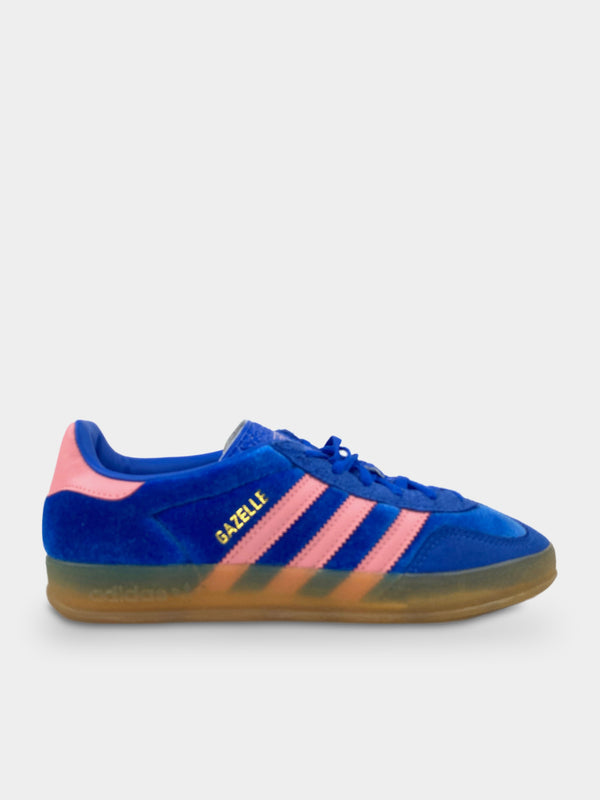Adidas Gazelle Indoor Blue Semi Pink Spark