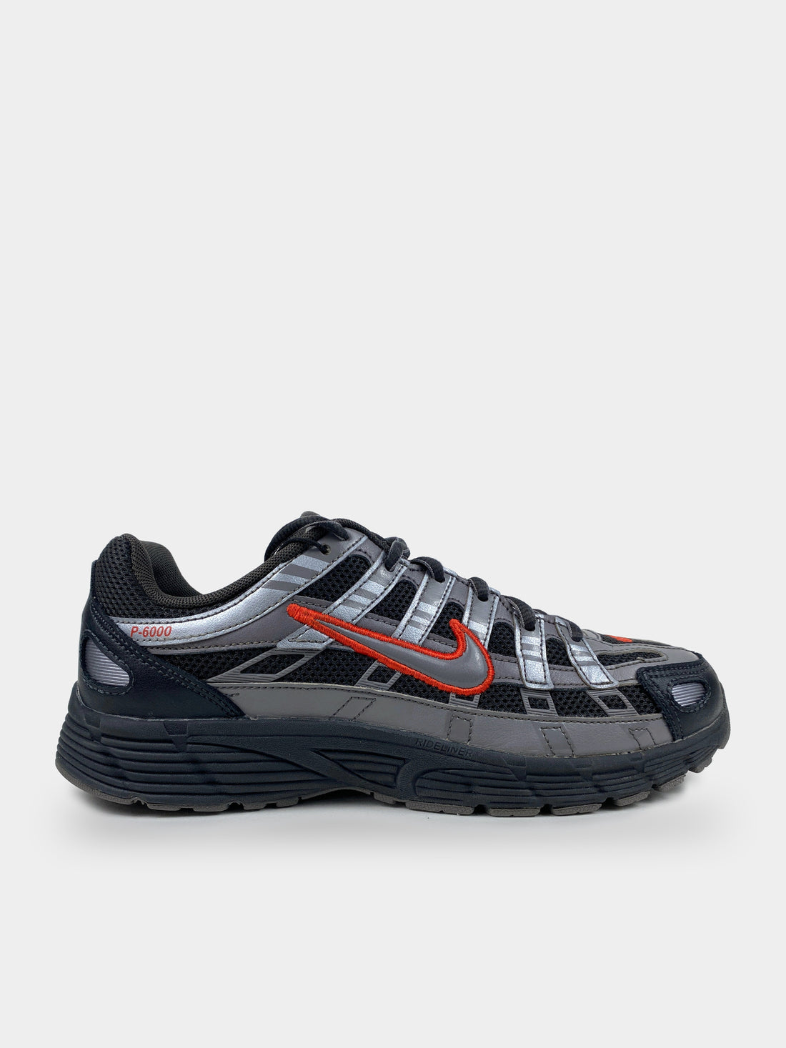 Nike P-6000 Anthracite Picante Red Metallic Cool Grey