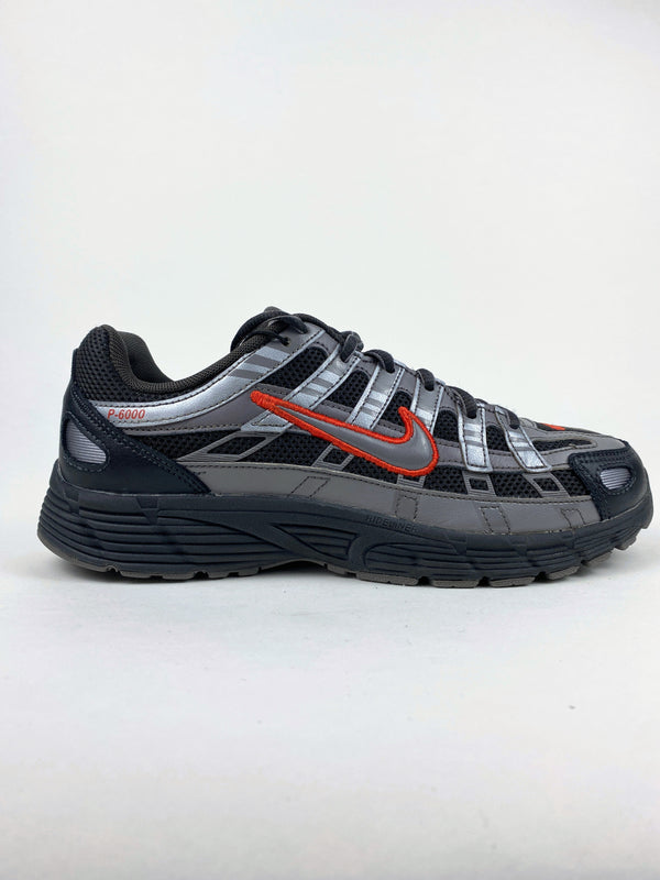 Nike P-6000 Anthracite Picante Red Metallic Cool Grey