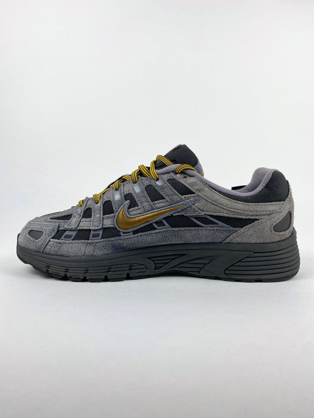 Nike P-6000 Premium Medium Ash Grey Golden Hops