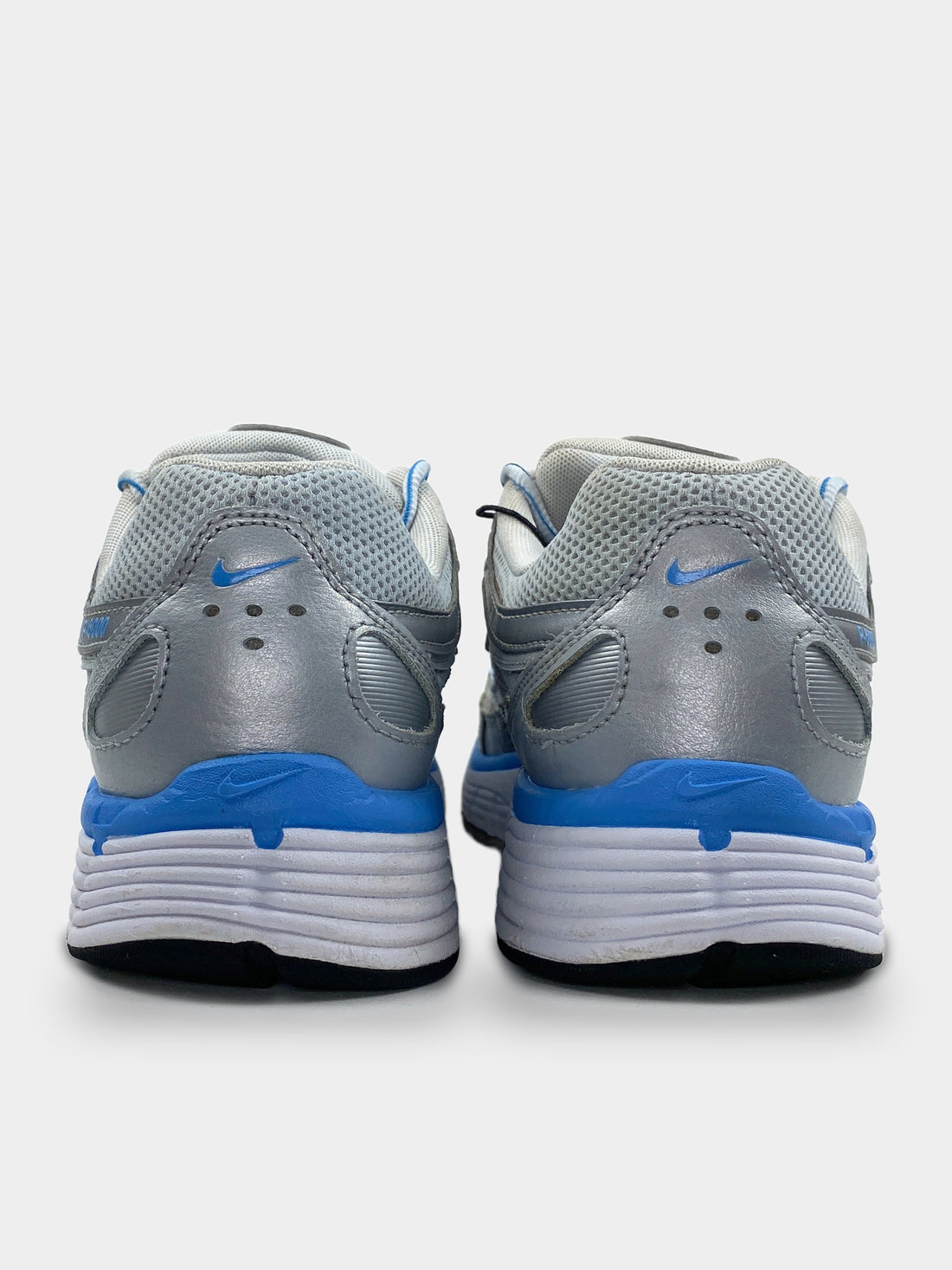 Nike P-6000 Metallic Platinum Pure Platinum Metallic Argenté University Bleu