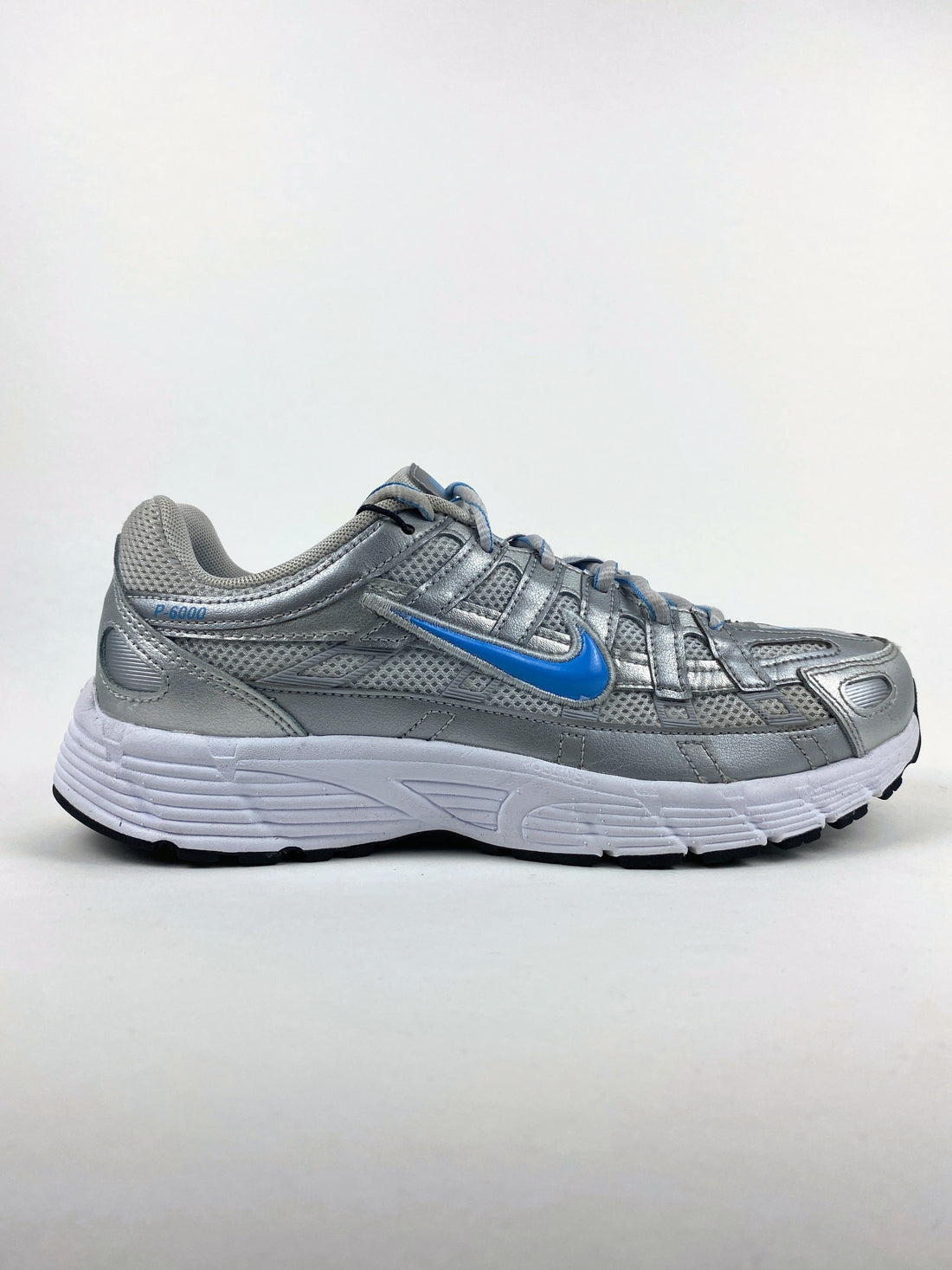Nike P-6000 Metallic Platinum University Blue