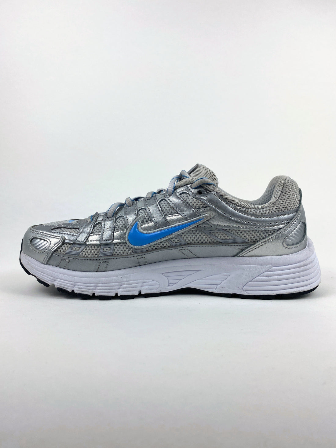 Nike P-6000 Metallic Platinum University Blue