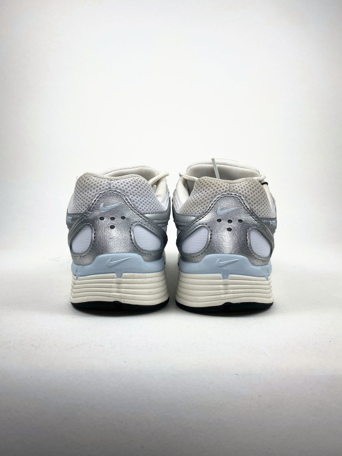 Nike P-6000 White Blue Tint Sail Metallic Silver